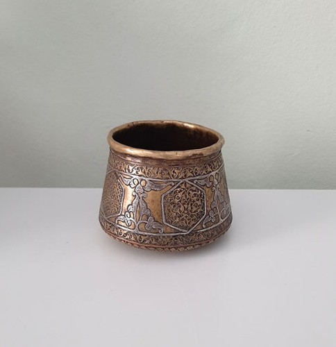 Bronze silber gefäß - bronze,