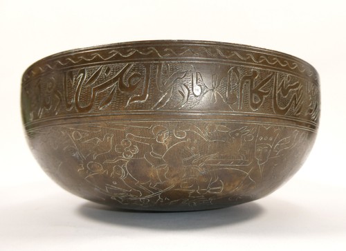 Islamische kunst bronze - islamische, schale