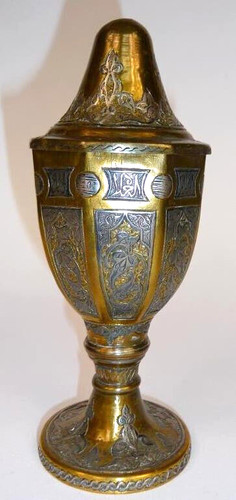 Islamische kunst deckelpokal - islamische,