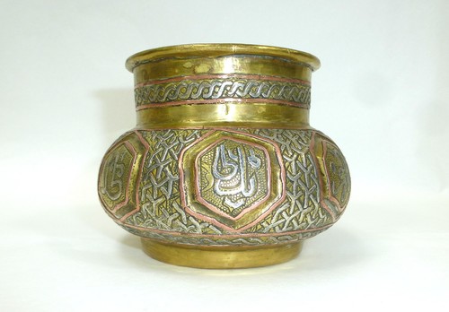 Islamische kunst bronzevase - islamische,