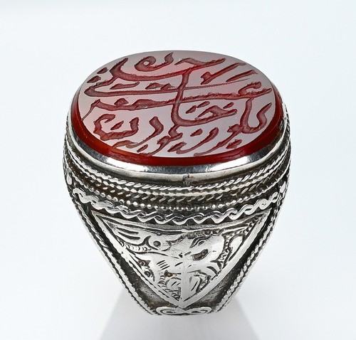Vintage islamic silver ring - vintage,